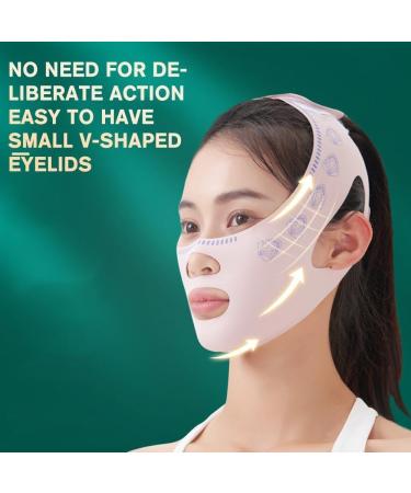 JhialG Reusable V-Face Bandage Shaper - Weight Loss Chin Lift & Double-Face Sleeping Mask for Women - Buy Online on GoSupps.com