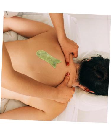 Minkissy 2-Piece Facial Gua Sha Massage Set | Natural Jade Skincare Tools for Facial & Body Muscle Recovery - Buy Online on GoSupps.com