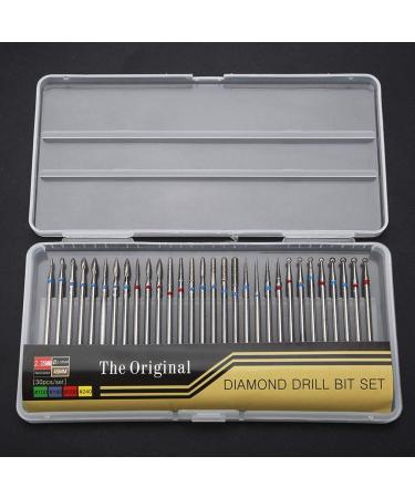 30Pcs/Set Nail Bit Cuticle Dead Skin Clean Nail Drill Nail Files Manicure Tools for Grinding Polishing Peeling Drill - Buy Online on GoSupps.com