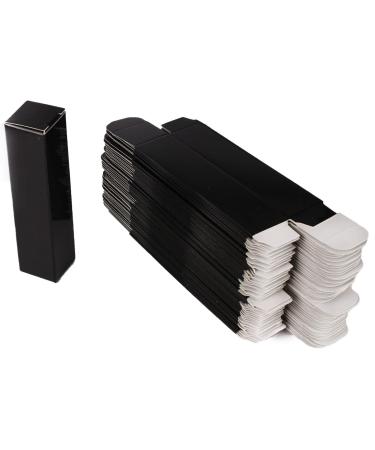 Cosidea Black Lip Gloss Boxes - 50 Pack | 27x27x115mm Cosmetic Packaging for Wholesale | Ideal for Perfume & Mascara - Buy Online on GoSupps.com