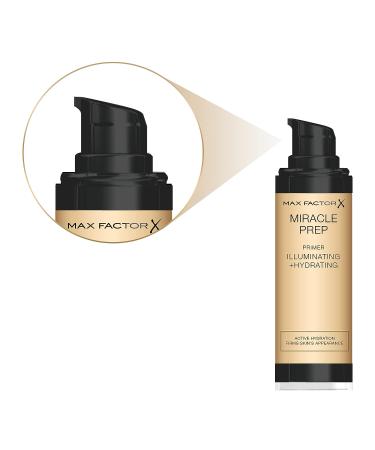 Max Factor Miracle Prep Illuminating & Hydrating Primer 30ml with Niacinamide & Vitamin E - Buy Online on GoSupps.com