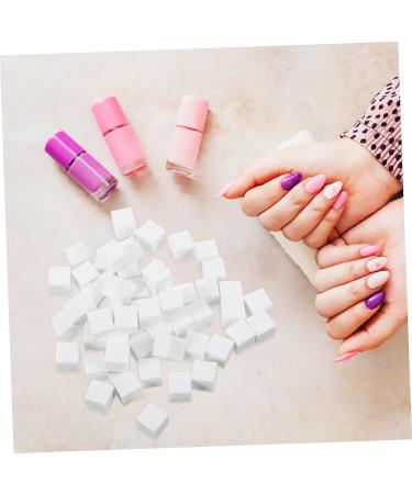 100PCS Nail Art Tools - White Sponge Gradient Blush Manicure Tools & French Tip Applicator - International Shipping Available - Buy Online on GoSupps.com