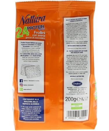  Italian Gourmet E.R. N tt ra Protein Sport Protein Biscuits with Oatmeal and Chocolate Chips Rich in Fibre and Protein 200 g Bag + Italian Gourmet Polpa di Pomodoro Box 400 g - Buy Online on GoSupps.com