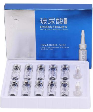 Hyaluronic Acid Serum 5ml x 10pcs for Skin Brightening Anti-Aging Facial Repair Smooth Deep Lines from Intensive Hydration Hyaluronic Acid Ampoules All Skin Types - Buy Online on GoSupps.com