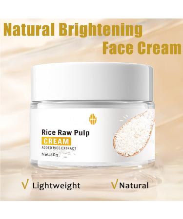 Rice Face Cream Hydrating Face Moisturiser Rosacea Cream for Face High Firming & Deep Nourishing Natural Rice Moisturising Cream Face Brightening Face Cream Sensitive Face Cream Anti Aging Elasticity - Buy Online on GoSupps.com