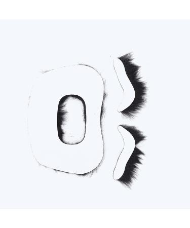 Fake Mustache and Fake Eyebrows Kit Self Adhesive Beard Eyebrow Stickers Fancy Costume Fake Beard for Masquerad Costume Party - Buy Online on GoSupps.com