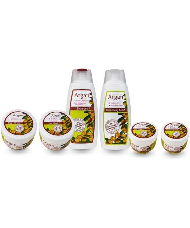  Rosa Impex Moisturizing cleansing milk with argan oil and vitamins A and E "Argan" - Buy Online on GoSupps.com