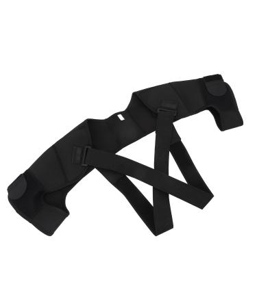 Posture Corrector Double Shoulder Support Brace - Adjustable Sweat-Wicking Injury Prevention Strap for Fitness & Running (S - Buy Online on GoSupps.com