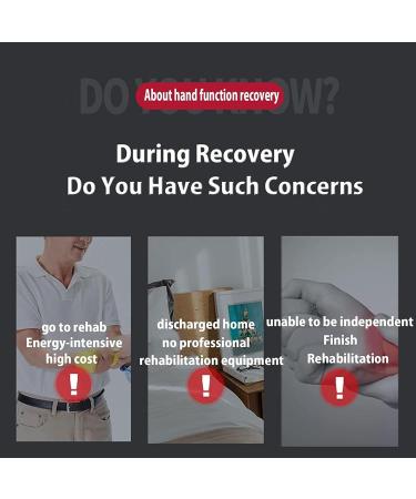 Rehabilitation Gloves Finger Orthoses Hemiplegia Finger Rehabilitation Trainer Robot Gloves for Stroke Hemiplegia Hand Function Recovery Relief Finger Cramps Left-M Left Medium - Buy Online on GoSupps.com