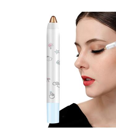 Eye Shadow Stick Long-Lasting Cream Highlighter Stick - Beauty Make Up Eye Shadow Brightener For Wedding Dating Business Trip Camping 6
