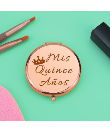Sweet 15 Compact Makeup Mirror - Perfect Birthday Gift for Teen Girls - Buy Online on GoSupps.com
