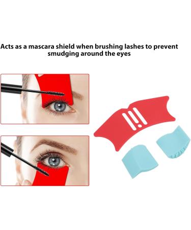 2 Set Nose Contour Stencil Nose Shadow Template Multifunctional Makeup Aid Tool Reusable Silicone Portable Ergonomic Eyeliner Guard Pads for Makeup Beginners - Buy Online on GoSupps.com