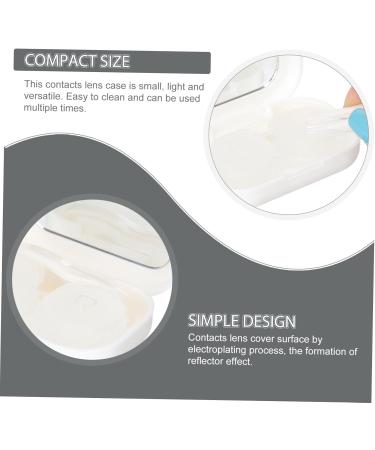 Solust 12er Box - Travel Lens Container for Contact Lenses | Eye Contact Lens Case Carrier & Storage Box - White - Buy Online on GoSupps.com