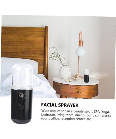 CANIGHT 1pc Portable Humidifier Hand Facial Mister Essential Oil Humidifiers Portable Diffuser Black Plastic - Buy Online on GoSupps.com