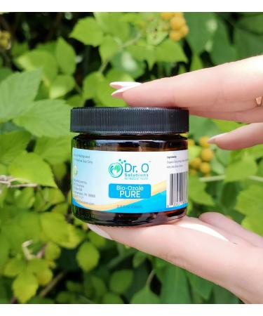 Bio-Ozole Pure Fully Ozonated Olive Oil - 2 oz Glass Jar | Premium Natural Skincare & Wellness Product - International Shipping Available - Buy Online on GoSupps.com