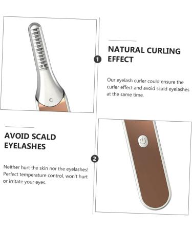 Ipetboom Rechargeable Eyelash Curler & Brush | Mini Heated Lash Curler Set for Natural Eye Lashes - Buy Online on GoSupps.com