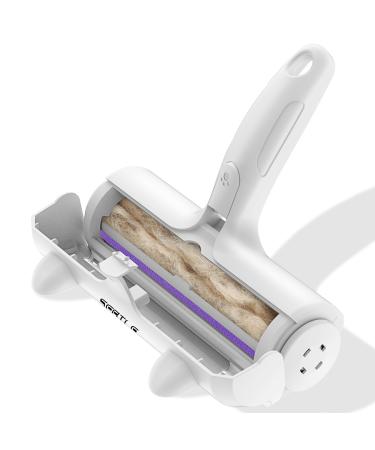 Sebtle Pet Hair Remover Roller Reusable Animal Hair Removal Brush for Dogs and Cats Lint Remover Easy to Clean Pet Fur from Carpet Sofa Bedding Furniture and Rugs White