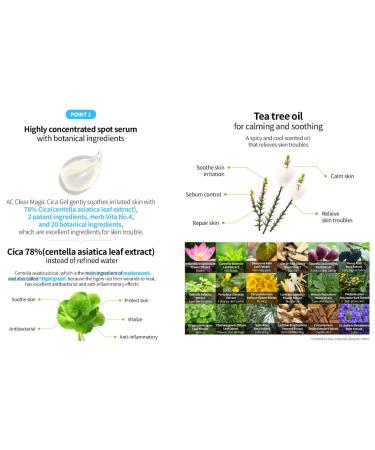 Buy The Plant Base AC Clear Magic Gel 30ml | CICA Trouble Gel with 78% Centella Asiatica | Korean Skincare for Spot Treatment | International Shipping - Buy Online on GoSupps.com