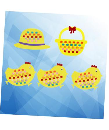 Didiseaon 5pcs Squiz Chicken Toy Set - Easter Party Favors & DIY Crafts | Non-Woven Fabric Baby Toys for Education & Puzzle Fun - Buy Online on GoSupps.com
