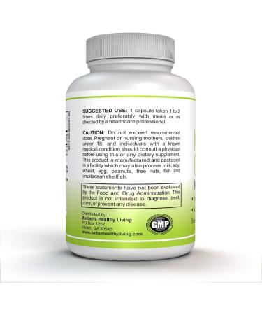 Zoltan's Healthy Living Magnesium Complex 500mg Citrate/Oxide | 60 Vegetable Capsules, High Absorption & Maximum Strength Formula | Non-GMO & Premium Quality - Buy Online on GoSupps.com