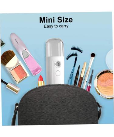 Mini Facial Mister Nano Spray Nano Mist Sprayer Facial Mister Handheld Face Mist Sprayer Moisturizing Steamer USB Recharging Skin Hydration Tool 30ml Blackish Green Dark Green - Buy Online on GoSupps.com
