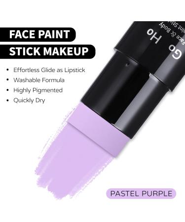 Ho Water Based Pastel Purple Face Paint Stick - 1.06 Oz - Non-toxic Cream Body Paint - Washable & Full-coverage - Ideal for Adults, Children, Theater, Halloween, SFX & Cosplay - Buy Online on GoSupps.com