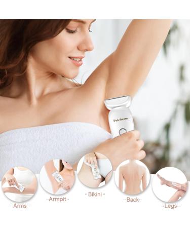 Painless Electric Lady Shaver - Cordless Wet & Dry Bikini Trimmer for Women - Rechargeable and Waterproof Body Shaver - Buy Online on GoSupps.com