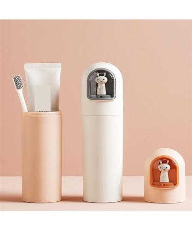 Digjobk Blue Travel Toothbrush Cup & Toothpaste Holder - Portable Bathroom Organizer & Outdoor Accessory | 20*5.6 cm - Buy Online on GoSupps.com