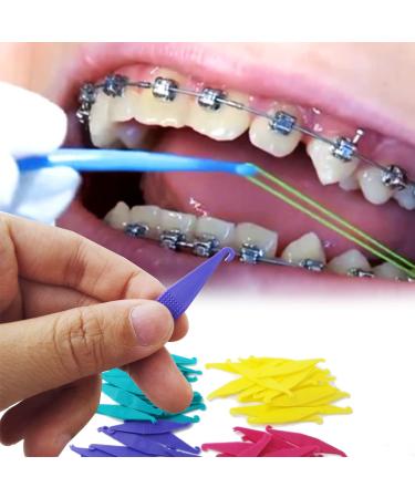 GXXMEI 100PCS Dental Elastic Rubber Bands - Disposable Orthodontic Placers for Braces Use - Buy Online on GoSupps.com