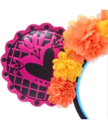 Disney Parks Minnie Mouse Dia De Los Muertos (Day of the Dead) Ears Hairband Headband - Buy Online on GoSupps.com
