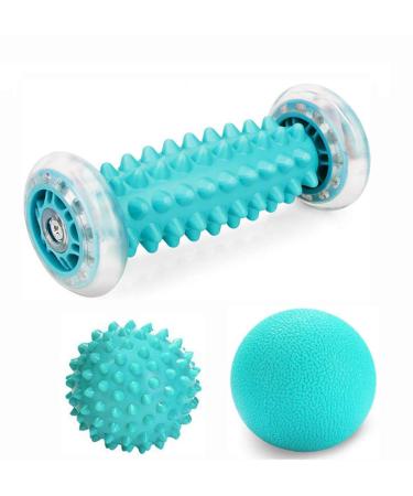 Emwel Massage Ball - Foot Massage Roller and Massage Balls for Plantar Fasciitis Hedgehog Ball & Balls Set Stress Reduction and Relaxation - Buy Online on GoSupps.com