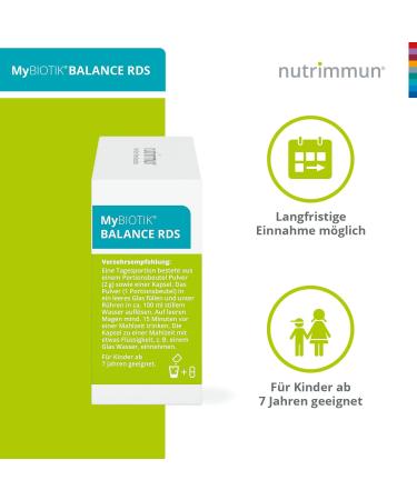 Nutrimmun MyBiotik Balance RDS - 20 Daily Portions of Probiotics & Vitamins (LP299V D B3 B6 B9 B12) | Dietary Supplements for Immune Health - International Shipping Available - Buy Online on GoSupps.com
