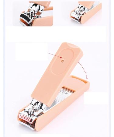 UNbit Nail Clipper Splash-Proof Nail Clippers Stainless Steel Nail Clipper Single Large Oblique Mouth Cover Decoration Nail Clippers Household - Buy Online on GoSupps.com