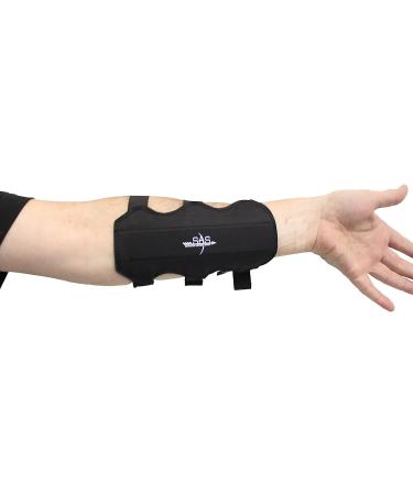 SAS 7.5 Archery Bow Range Arm Guard - Adjustable 3 Straps - Black - Buy Online on GoSupps.com