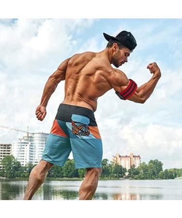 Blood Flow Restriction Bands Adjustable Occlusion Bands Portable Fabric Resistance Bands 4PCS Red Summer Sports Accessories - Buy Online on GoSupps.com