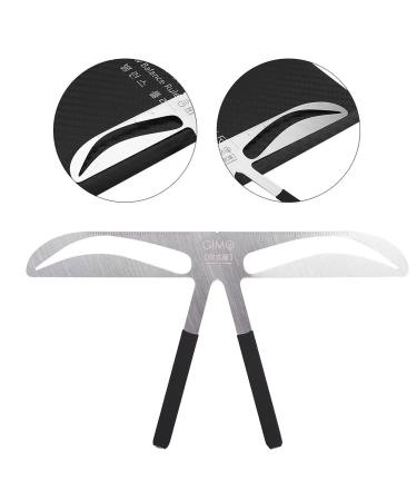 European Style Eyebrow Stencil: Stainless Steel Ruler for Microblading & Permanent Makeup - Gold Ratio Positioning Tool - Buy Online on GoSupps.com