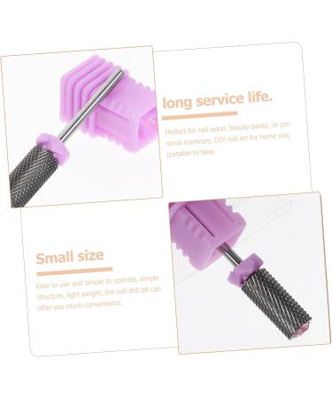 minkissy nail drill bits nail bit carbide drill bits for nails safety bits for nail drill acrylic drill bits cuticle drill bits hard Nail flakes set grinding head Tungsten steel 0.6x0.6x4.2cm As Shown1 - Buy Online on GoSupps.com