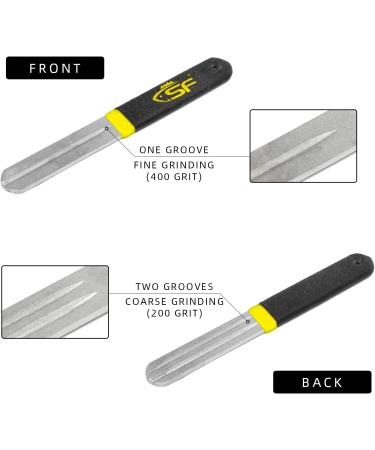 Portable Fishing Hook Sharpener - SF Fischhakenichfer | Diamond Grinding Tool with Zinger Retractor | Essential Fishing Accessories - Buy Online on GoSupps.com