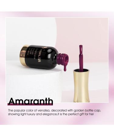 VENALISA Burgundy Gel Nail Polish - 12ml Amaranth Red Wine Color Soak Off UV LED Nail Gel for Nail Art & DIY Manicure at Home - International Shipping Available - Buy Online on GoSupps.com