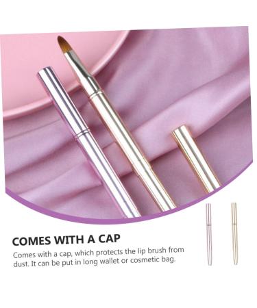 NOLITOY Double Ended Lip Brush Set - 4 Pcs Makeup Brushes for Women - Essential Concealer & Lipstick Tools - Assorted Colors - Buy Online on GoSupps.com