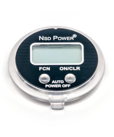 NSD Power SM-01 Precision Multi-Function Speedometer with LCD Screen for Use With NSD Spinner Models, Black