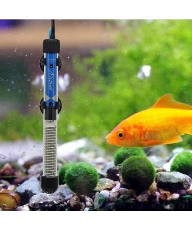 Mylivell Aquarium Heater 50W-300W Submersible Auto Thermostat Fish Tank Water Heater - Adjustable Temperature, Suction Cups - Ideal for 10-20 Gallon Tanks - Buy Online on GoSupps.com