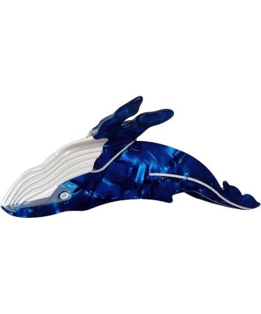Animal Hair Clip Whale Shape Hair Claw Clip for Thick Hair Grip Hair Clamps for Women Strong Hold Hair Accessories Blue - Buy Online on GoSupps.com