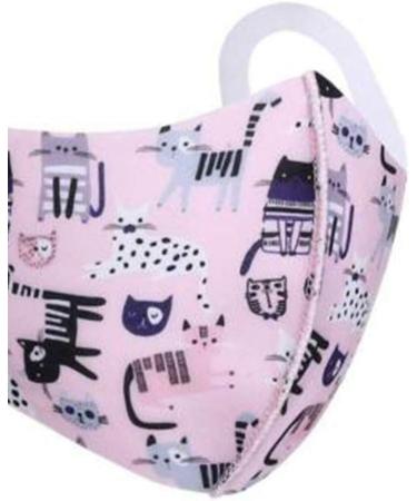 Reusable Cotton Cat Masks for Kids | Breathable & Washable Dust Protection | 2 Pack - Perfect for Sports Outdoor Activities & Pollution - Buy Online on GoSupps.com