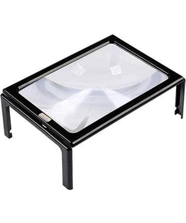 Magnifiers for Craft Work Reading Magnifier Magnifying Glass Folding Magnifying Glass Desktop Display 3X Rectangular Large Lens Clear Fresnel Thread Lens Vision