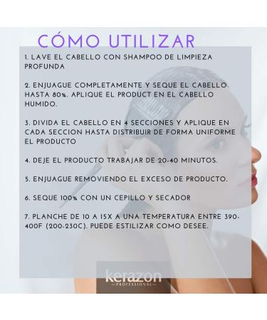 KERAZON Blonde Brazilian Hair Botox Treatment Purple Mask Platinum Effect - Salon Size for Smoothing, Hydration, Anti-Brass, Shine, Softness, Volume, and Frizz Control - Buy Online on GoSupps.com
