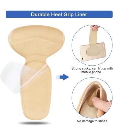 Haofy Heel Cushion Gel Holders - 2 Pairs of Self-Adhesive Silicone Inserts for Men & Women | Anti-Slip High Heel Pads & Grips for Comfort - Buy Online on GoSupps.com