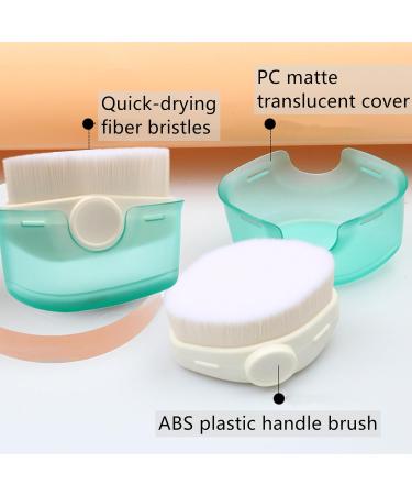 Sunscreen Applicator Suntan Lotion Applicator with Soft Bristles Sunblock Buddy Brush Set with Protective Caps Portable Sun Cream Brush Foundation Makeup Brushes for Travel - Buy Online on GoSupps.com