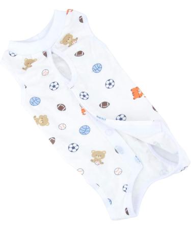 Selmai Medical Pet Shirt for Dogs & Cats | Soft Cotton E-Collar Alternative | Post-Op Wound Protection | Prevent Licking & Skin Diseases | Blue XL Football Design - Buy Online on GoSupps.com