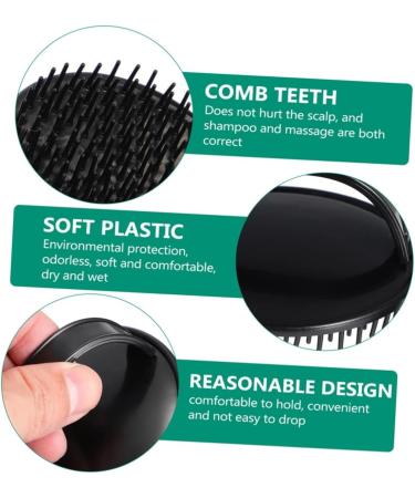 CLISPEED 8pcs Massage Shampoo Brush Set - Detangle & Cleanse Scalp Scrubber for Hair Care - Perfect for Shower & Bath Routine - Buy Online on GoSupps.com